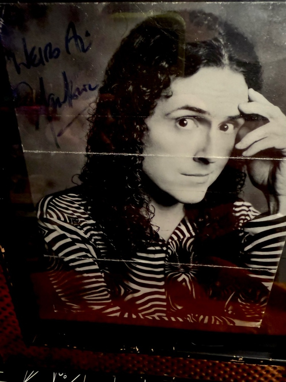 Vintage Framed Autograph Weird Al Yankovic